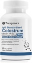 Trexgenics Colostrum 750 mg, 20% IgG, 60% Protein, Immunitet, Gut Health Support Vegetarian & Non- GMO (60 Veg. Kapsler) (pakning med 1)