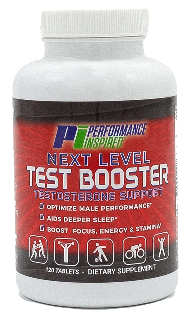 YDEEVNE INSPIRED Next Level Test Booster - Testosteron support - Ashwagandha Root Extract - Energi, Stamina & Inddrivelse - 120 Greve