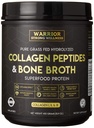 Premium Collagen Peptider Bone Broth Powder: Græs Fed Hydrolyzed Collagen Boost for sund hud, negle, hår, Joints, Muskler, Bones, fordøjelse, Keto Friendly, Unflavored