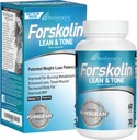 BioGenetiske Labs Forskolin Lean & Tone - Vægttab piller - Krop toning Formel Fat Burner og vedligeholdelse af muskelmasse for mænd og kvinder Appetite Suppressant - 60 Kapsler - Vegetar