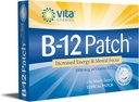 Vita Sciences Vitamin B12 Patch - Ekstra styrke Formel for mænd og kvinder, 1 måned Tilgang. Boost energi, fokus, hukommelse & Metabolisme