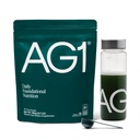 AG1 Green Powder Supplemented 124; Forbedre Gut Health Mea124; Multivitamin, Probiotisk, Gluten Free, Vegan og Keto Friendly Measures 124; Shaker & Scoop Inkluderet 124; 75 Vitamin (Atletiske Grønne), Classic Formel