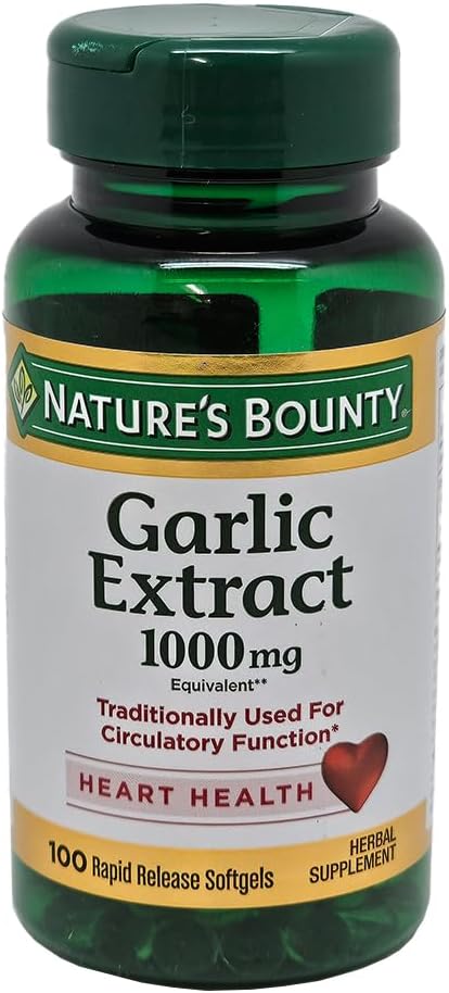 Nature 's Bounty Hvidløg 1000 mg Softgels 100 ea