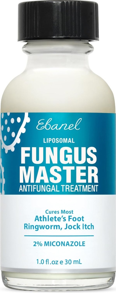 Ebanel atleter Foot Treatment Extra Strength, Antifungal Cream for Foot svamp, med Miconazol, Undecylensyre & Tea Tree Oil, Fast Itch Relief, Treatings svampeinfektion fører til toenail svamp