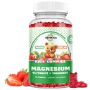 Magnesium Complex Gummies - Rolig Chewable Gummies for Kids & Adults- Magnesium Glycinate Supplement- w / Omega-3, Vitamin B6, D3- support rolig stress Relief, Bones, Mood, Strawberry Flavor