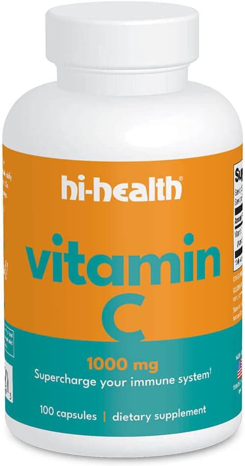Hi- Health Vitamin C 1000mg med Rose HIPS (100 kapsler)