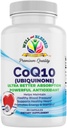 CoQ10 (Ubiquinone) - 30 kapsler - Ultra Better Absorption Formel - Promote Energy and Stamina - Vegansk og Vegetarisk Friendly - Gratis fra kunstige tilsætningsstoffer