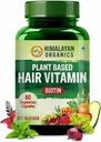 Plant baseret hår Vitamin Biotin (60 Veg kapsler) 100% Herbal med ingen kendte bivirkninger - efter pharmacylife