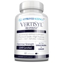 Godkendte Science VertiSyl - Ginkgo Biloba, Ingefær, D3-vitamin, BioPerine - 30 kapsler - 1 måned Supply