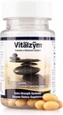 Proteolytiske systemiske enzymer flydende gel kapsler med serrapeptase, immunforsvar og fælles støtte, naturlige Ache Relief Plus fertilitet supplement (60 kapsler)
