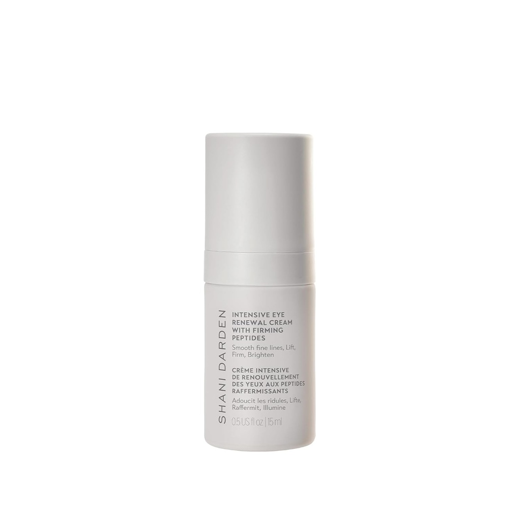 SHANI DARDEN Intensive Eye Fornyelse Cream, Hydrating Under Eye Cream for mørke cirkler, Fine Lines, Wrinkles & Crows Feet med Niacinamid, Shea Butter & Ceramide, Crease-Free & Makeup-Ready, 0,50 fl oz