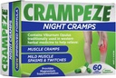 Crampeze Night Cramps Naturlig lindring af muskelkramper, spasmer & trætte ben 60 kapsler