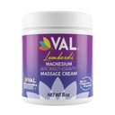 VAL Magnesium Aromatherapy Massage Cream 8oz | Zechstein Magnesium + MSM + Organic Oils | Fast Absorbing | Non-Greasy | Joint & Muscle Relief | Paraben-Free | Made in USA