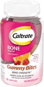 Caltrate Gummy Bites 500 mg Calcium and Vitamin D Supplement, Black Cherry, Strawberry, Orange - 50 Count