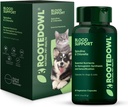Rooted Owl blodstøtte - Immunitet, Inddrivelse og jern supplement til hunde & katte - Anæmi support med Spirulina og Chlorella - 60 / ct Vegan kapsler