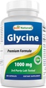 Bedste Naturals Glycine Supplement 1000 Mg til energiproduktion, 180Tæl