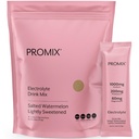 ProMix Nutrition Electrolytes Powder Hydration Pakninger - Himalayan Pink Salt, Magnesium, Kalium, C-vitamin - Saltet Watermelon, Let sødet - 30 Servering (pakke med 30)