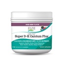 Ionic Fizz Super D- K Calcium Plus af Pure Essence - med Extra Magnesium, D3-vitamin, K2-vitamin for stærke ben og stress support - blandet berry - 7.41oz
