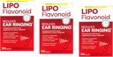 Lipo- Flavonoid Plus Kosttilskud, For Ear Health 100 ea Pack of 3