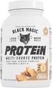 Black Magic Protein Powder Whey Egg Casein Complex + Enzymes & MCT 's Recovery 2lbs Cinnamon Toast Cereal Flavor