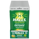 HALLS Defense Assorted Citrus Sugar Free Vitamin C Drops, Kosttilskud Drops, 12 poser 25 Drops (300 Total Drops)