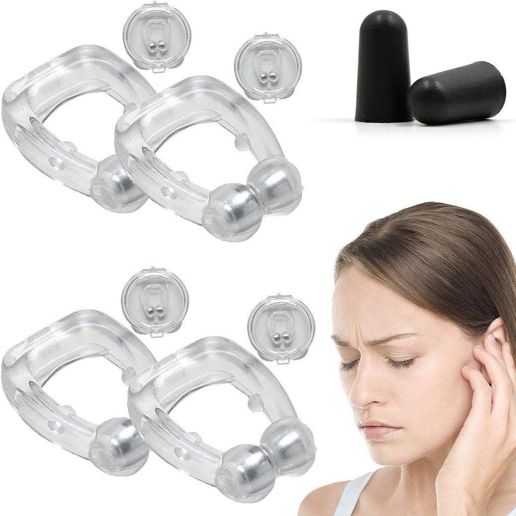 Tinnitus Relief til Ringøre, Acupeace Tinnitus Relief Device, Acupeace Anti Tinnitus Relief Ear Clip, Enhed til Stop Ear Ringning (2Pars)