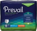 Prevail Daglige Beskyttende Undertøj - Unisex Voksen Inkontinens Undertøj - Disponibel Voksen ble for Mænd & Kvinder - Maksimal Absorption - Stor - 18 Greve (Pakke af 4)