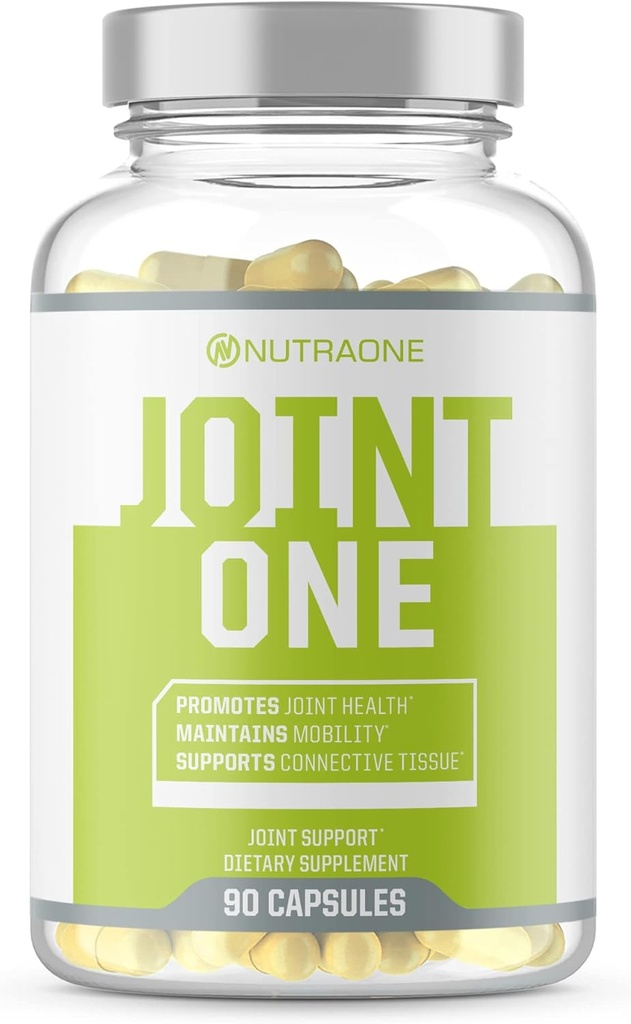 Fælles støtte af NutraOne - Fælles supplement til kvinder og mænd til at hjælpe med at opretholde fælles sundhed med Collagen, Glucosamin, og gurkemeje * (90 kapsler)