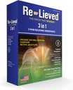 Genlevet 3- in-1 Patches - Organic Natural Menthol, Campher og methylsalicylat - Superior Sticking Clear Pain Patch - Aluminium-fri, vand resistent og USA Made - 60 Greve