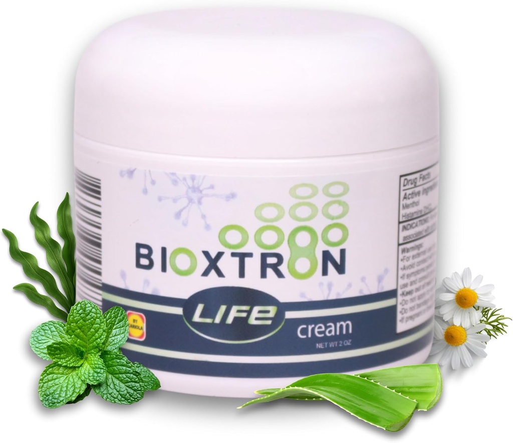Bioxtron Life Cream Natural AFA Stem Cell Supplement 2 oz - Ledsmerter - Muskelsmerter - Træthed