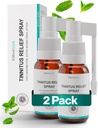 Meditisk Tinnitus Relief Spray - Understøtter Tinnitus Relief til Ringøre - Urteøre Care Produkter - Tinnitus behandlinger Forebyggelse - Non- Steroidal & Hypoallergen - 1 Fl Oz - Pack of 2