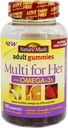 Natur Lavet Multi til hendes Plus Omega-3 voksne gummier, 90 Greve