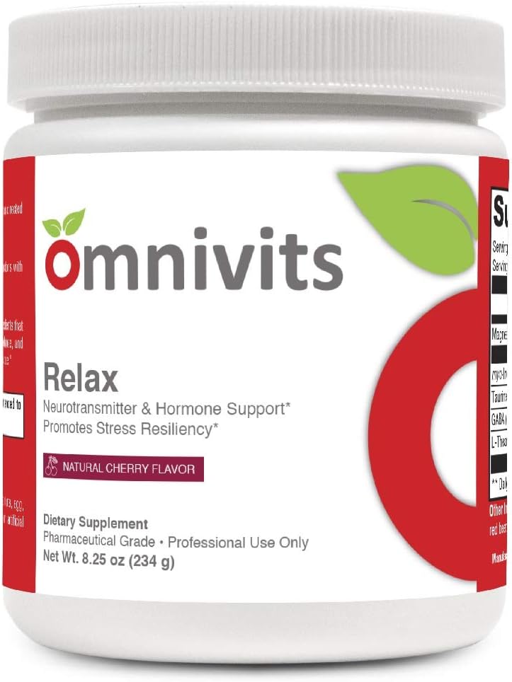 Relax Natural Kirsebær Flavor 124; Magnesium som Albion Di- Magnesium Malat, Myo- Inositol, Taurine, GABA, L- Theanin (suntheanin)