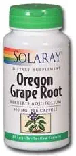 Solaray Oregon Grape Root - 400 mg - 100 kapsler