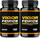 NutraRize (pakke af 2 Vigor Force for mænd, høj ydeevne mandlige kapsler, alle naturlige kost supplement til total sundhed og velvære, officielle piller 50 anmeldelse (120 kapsler)