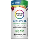 Rainbow Light Multivitamin til mænd 50 +, C-vitamin, D & Zink, Probiotika, Mænds One 50 + Multivitamin giver høj potens immunforsvar, non-GMO, vegetar, 60 tabletter