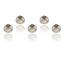 Genopretning Sikker Fit hørelse Aid Domer Smoky Gray Tips Ørestykker Komfortabel for åben Fit BTE Lydforstærker PSAP Kit Usynlig 10mm (L x 5)