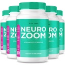 (5 Pack) Neuro Zoom supplement, Neuro Zoom Organic Memory Supporting Formel, Neuro Zoom til at reducere de negative virkninger af Brain Fog, Neuro Zoom bruges til Boost Memory, NeuroZoom anmeldelser (300 kapsler)