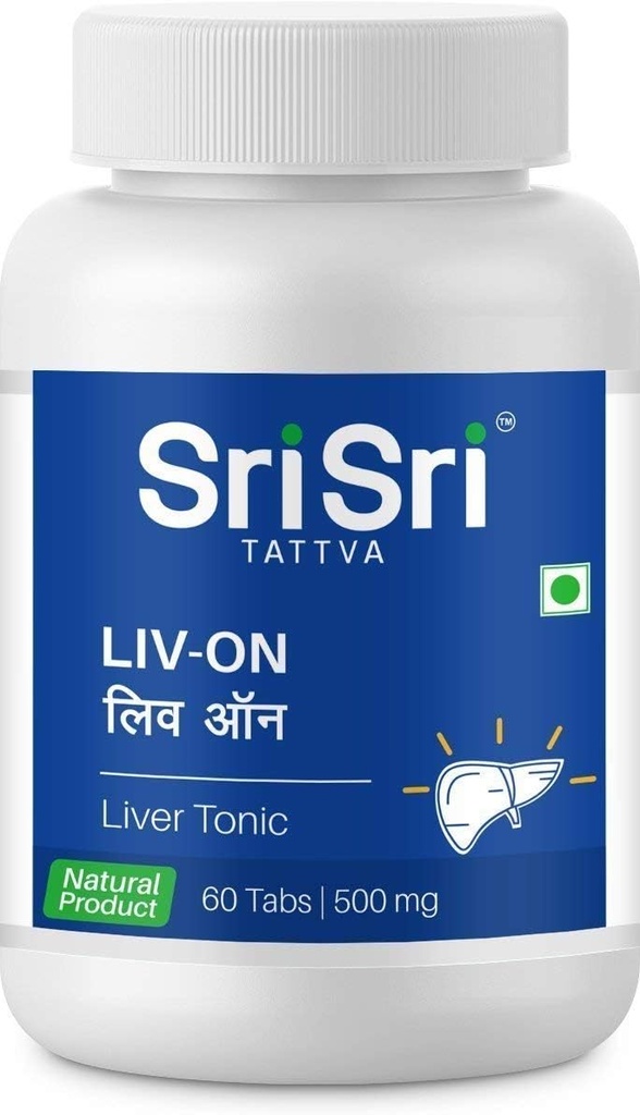 Sri Sri Products Liv- On - 60 Tab (for alle leverrelaterede problemer) X 1