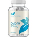 Clear Formulas Quick Absorption CoQ10 200mg - Coenzym Q10 Potent Antioxidant til Heart Energy og Aging Support - Høj Stabilitet CoQ10 Ubiquinone kapsler - Lavet i en cGMP US Lab
