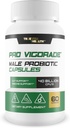Probiotisk Vigorade - Pro Vigorade Mandlige Probiotiske Kapsler - Mandlig Sundhedsstøtte Probiotisk Formel - Gut Support - Naturlig Immunforsvar - 40 Millioner CFU 's af Premium Health Support Probiotika