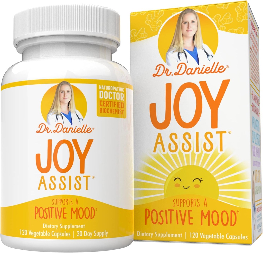 Dr. Danielle Joy Assist; 124; 100% Plant- baseret supplement til Boosting Mood