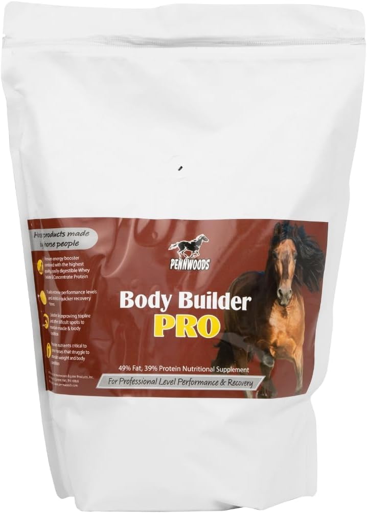 Pennwoods Body Builder Pro, Hestevægt Gain tillæg, Premium High Fat Energy Booster, med Whey Isolate og Koncentrat Protein, 4lb Bag
