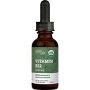 Organic Vegan Vitamin B12 Sublingual Liquid Supplement - 2500mcg Methylcobalamin dråber til naturlig energi, Metabolisme Sundhed og immunsystem Support - 1 Fl Oz