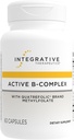 Integrativ terapi Active B- Complex - Cellular Energy & Heart Health Support med vitaminer B2, B6 & B12 * - Understøtter nervesystem og immunsystemer * - Dairy- Free & Gluten- Free - 60 kapsler