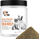 Kelp pulver til hund & kat - Økologisk hav Kelp supplement Granules pulver (16 Oz, 1 Pound)