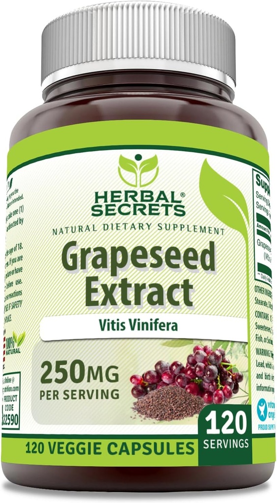 Urtehemmeligheder Grapeekstrakt Supplement 124; 250 Mg pr Servering