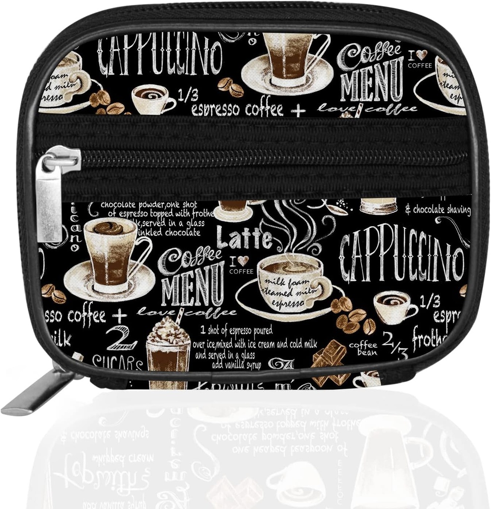 Serfeymi Ugentlig rejse Pill Organizer Pill sag for Purse med Aftagelig 7 Day Pill Box, Fashificent Travel Medicine Organizer Pill Container til medicin, Vitamin, Supplement - Black 02