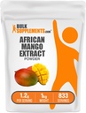 Bulkadditions.com African Mango Extract Powder - Irvingia Gabonensis, African Mango Powder - Gluten Free, 1,2 g per Serving, 1kg (2,2 lbs) (Pack of 1)