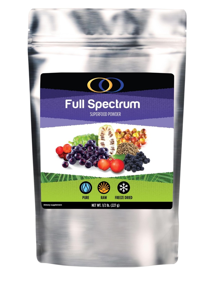 Optimal økologisk rå frost Tørret fuld spektrum superfood pulver - immunsystem & fordøjelsesstøtte
